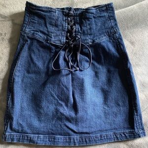 Denim skirt